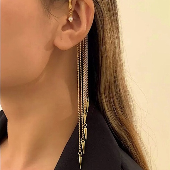 🔵𝟲𝟱%𝗢𝗙𝗙 𝗯𝘂𝗻𝗱𝗹𝗲𝘀 𝟯+🔵 NEW Tassel Single Wrap Earring - Picture 5 of 10